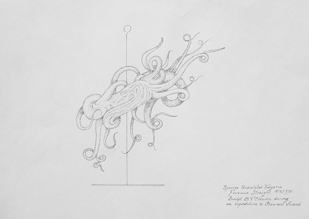 Undulata Vulgaris, 1990, ink on paper