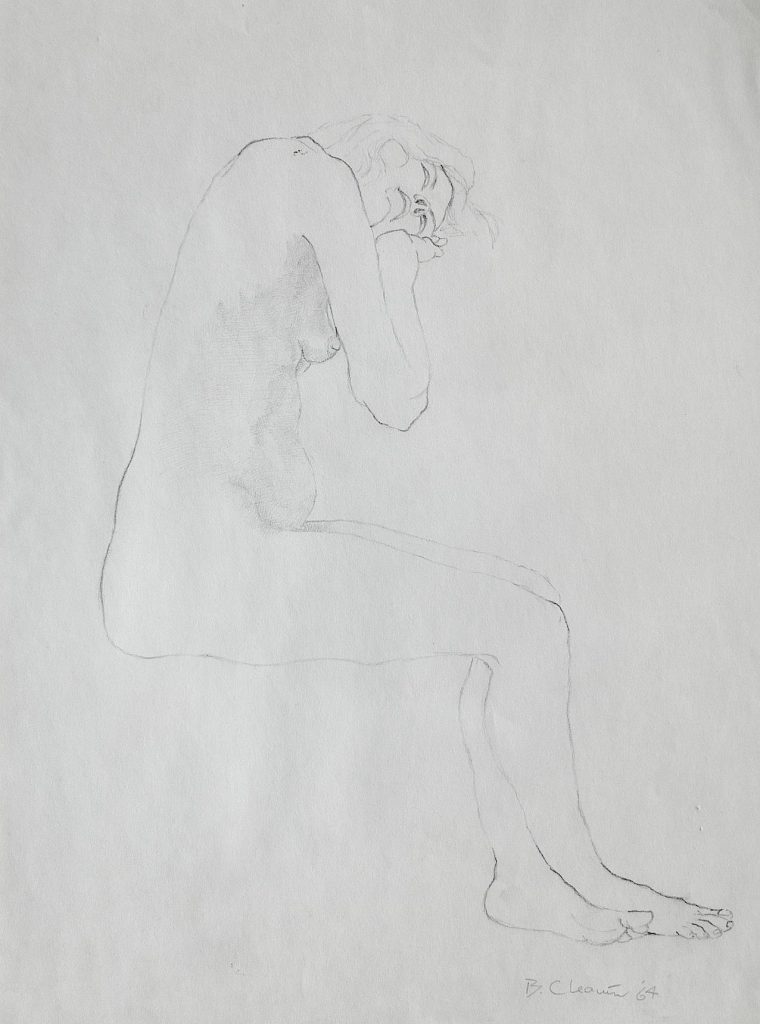 Untitled - Live Drawing, 1964, pencil on paper