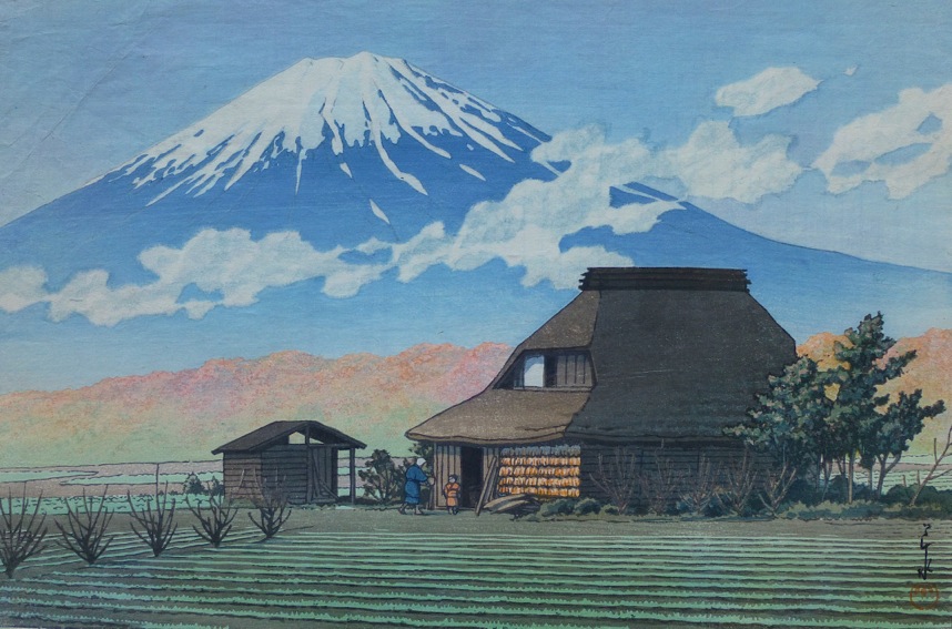 Kawase Hasui - Mount Fuji, Narusawa, 1936