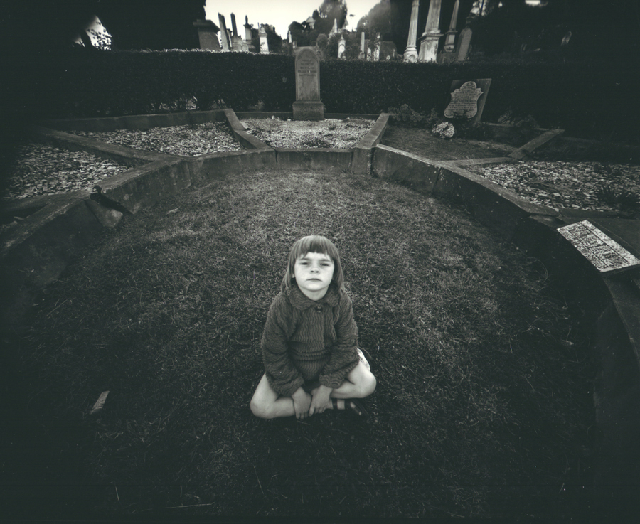 Kamala, Mornington Cemetery, Dunedin, February 1978. [solver gelatin, selenium toned. 1978/1987.]